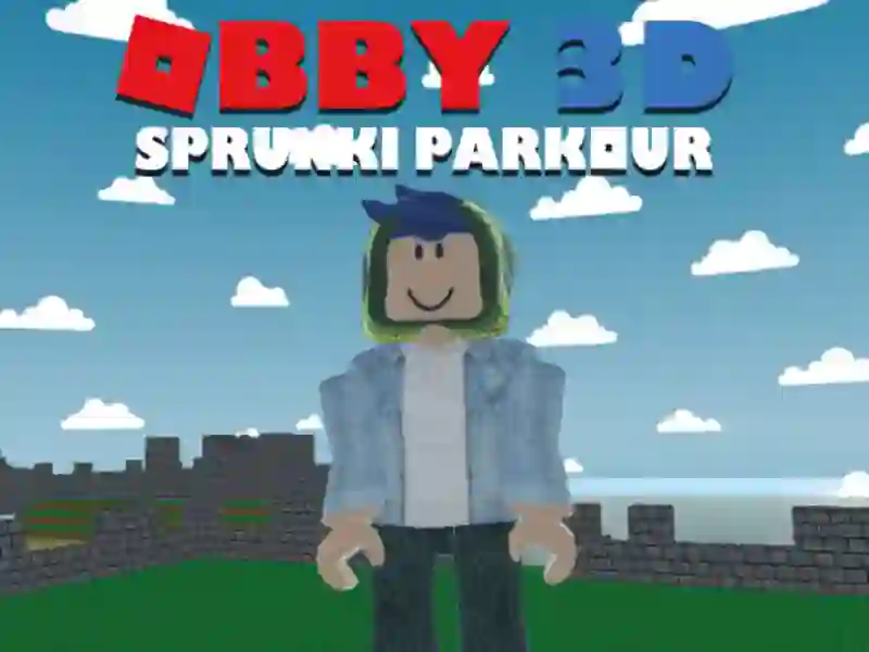 Spēle OBBY 3D Sprunki Parkour online