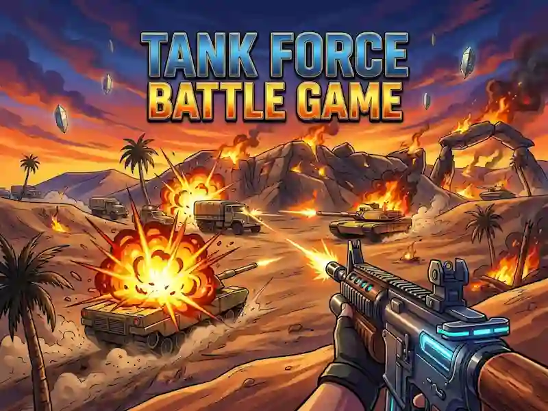 Spēle Tank Force Battle Game online