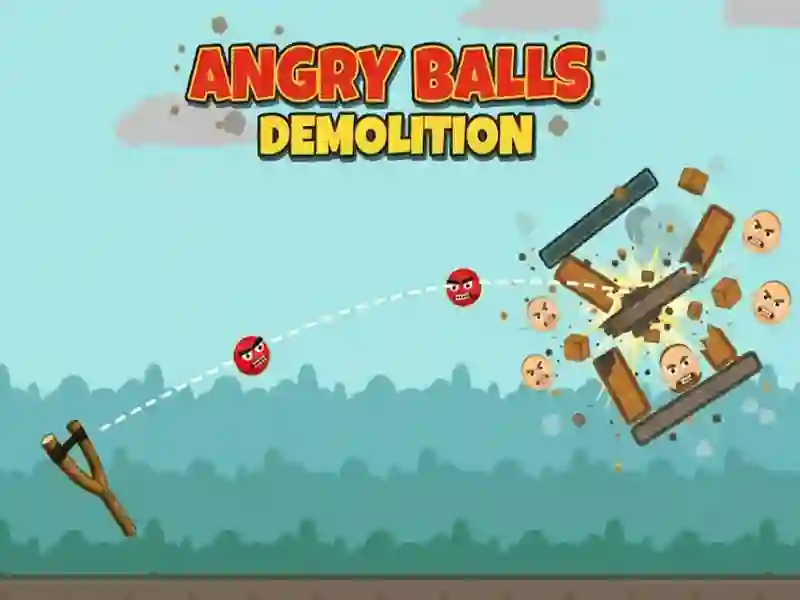Spēle Angry Balls Demolition online