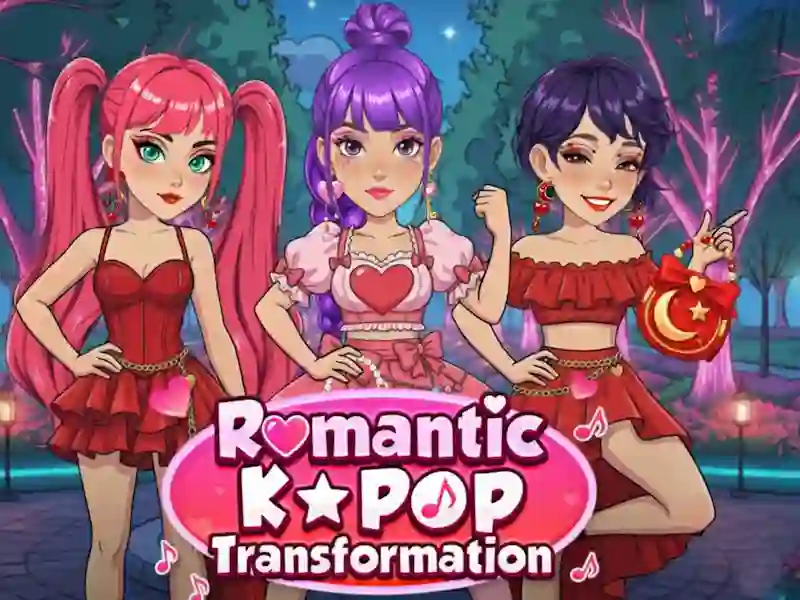 Spēle Romantiska K Pop transformācija online