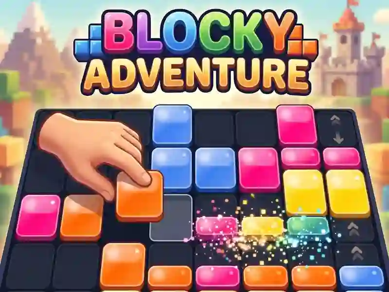 Spēle Blocky adventure online