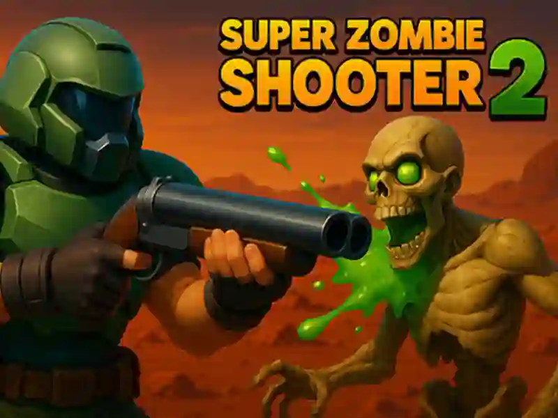 Spēle Super zombiju šāvēja 2 online