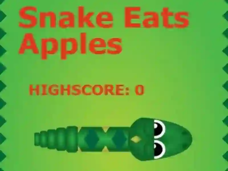 Spēle Čūska ēd ābolus online Spēle Čūska ēd ābolus online