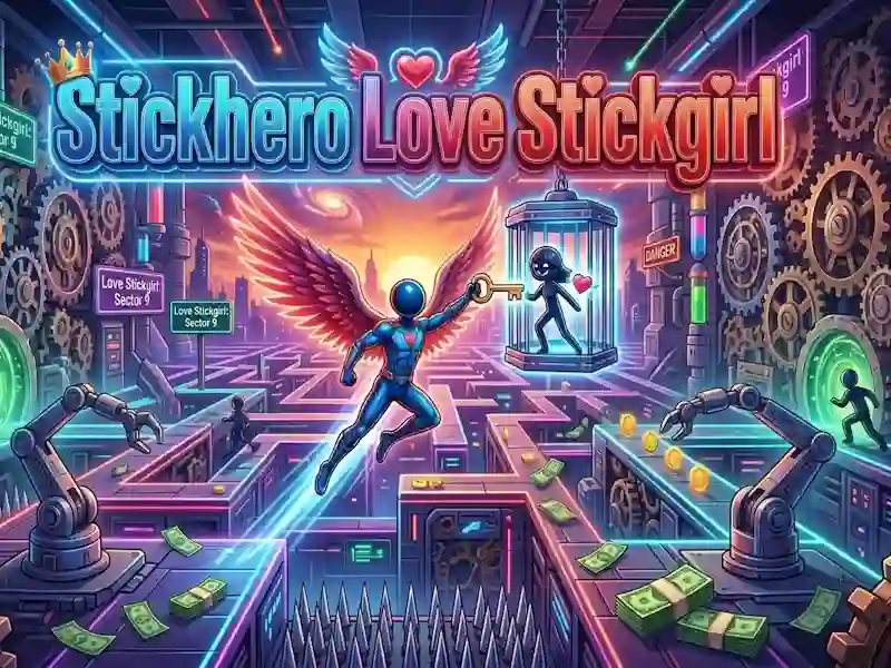 Spēle Stickhero Love Stickgirl online