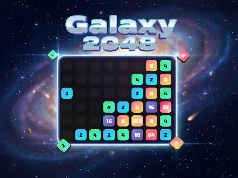Spēle Galaxy 2048 online