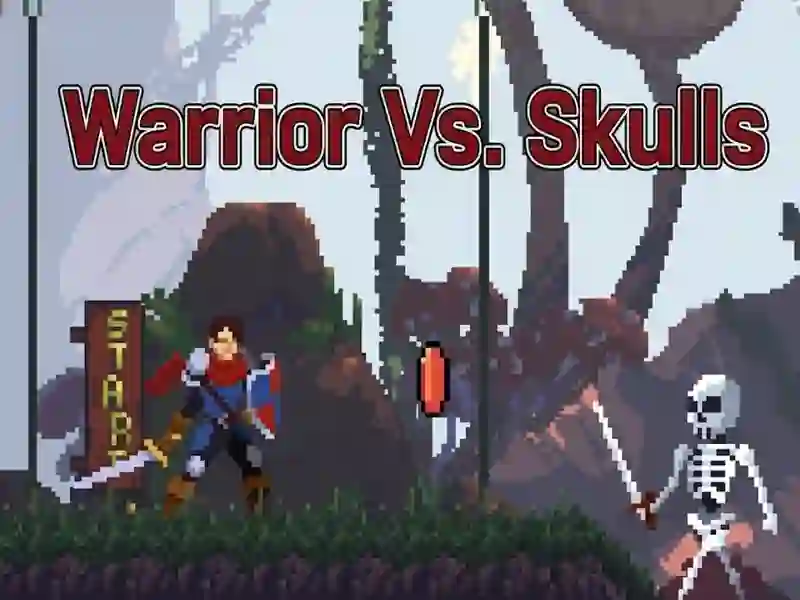 Spēle Warrior Vs. Galvaskausi online