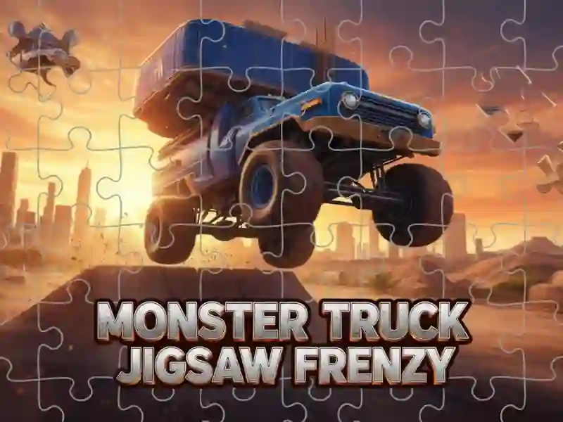 Spēle Monster Truck Jigsaw Frenzy online