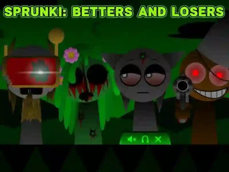 Spēle Sprunki: labāki un zaudējoši online