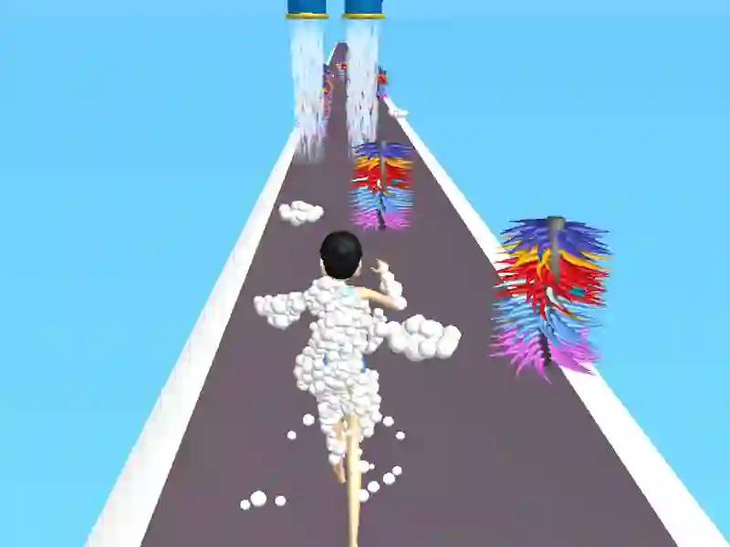 Spēle Skriešana putās online