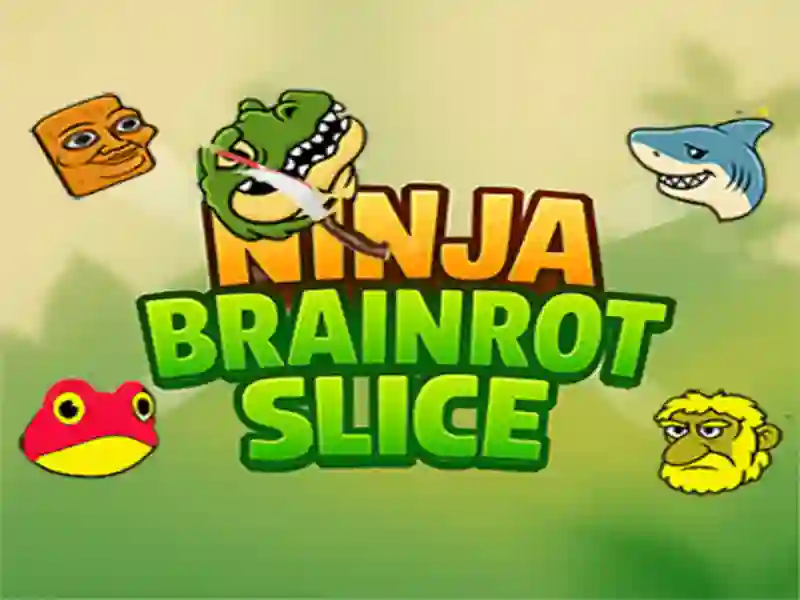 Spēle Ninja Brainrot šķēle online