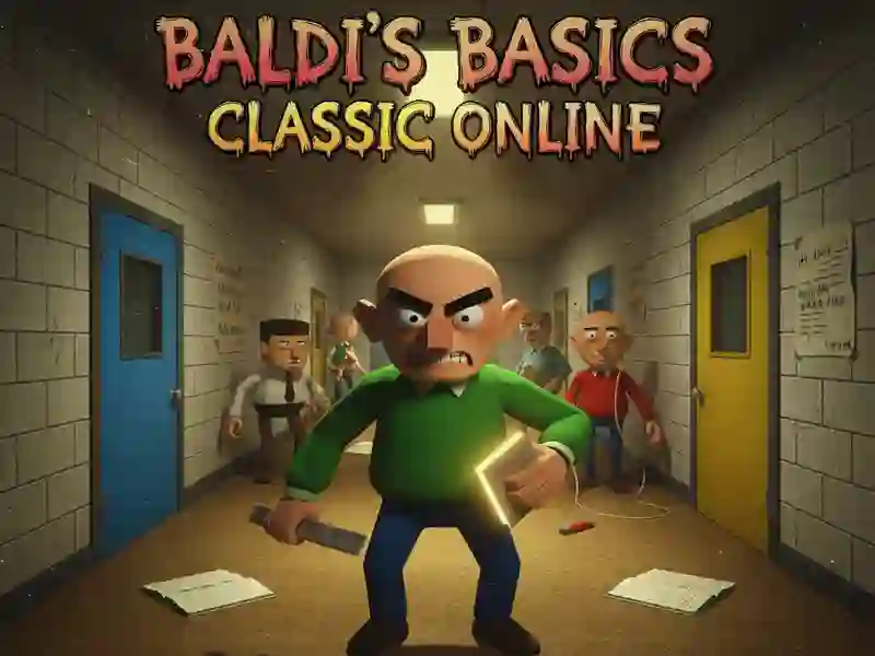 Spēle Baldi's Basics Classic tiešsaistē online