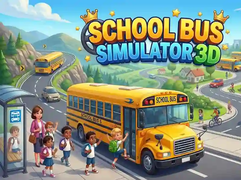 Spēle School Bus Simulator 3D online
