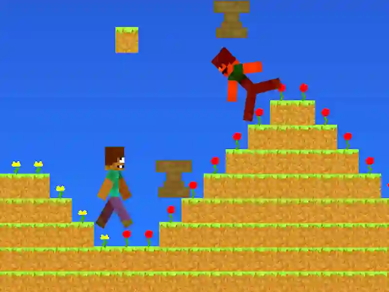 Spēle Noob pret pro, bet līstes lietus minecraft online