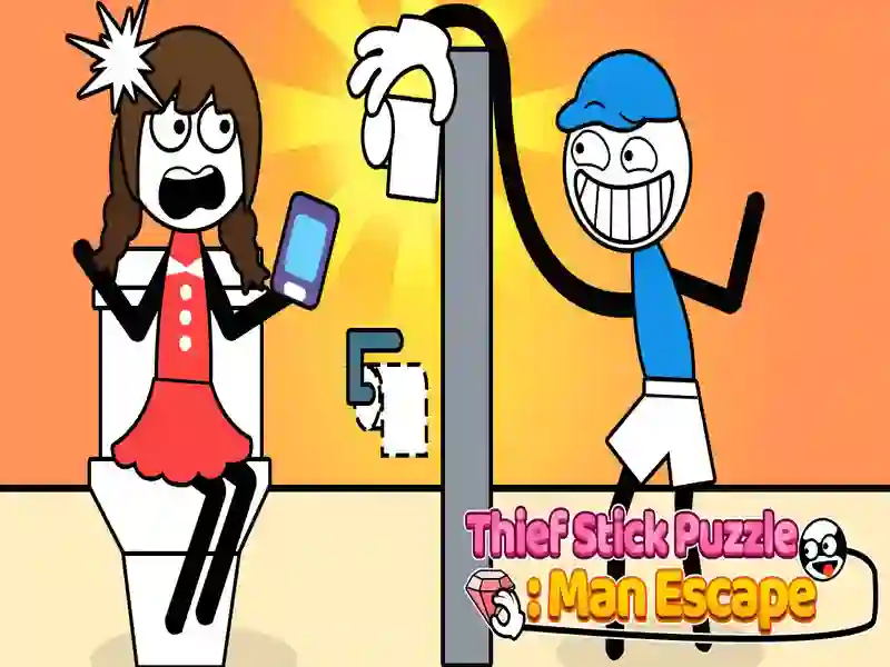 Spēle Thief Stick Puzzle Man Escape online