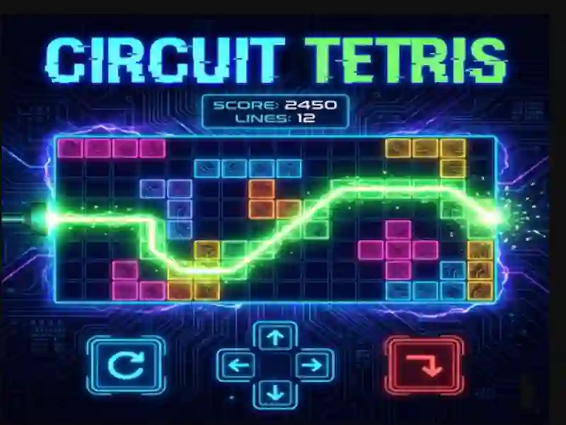 Spēle Circuit Tetris online