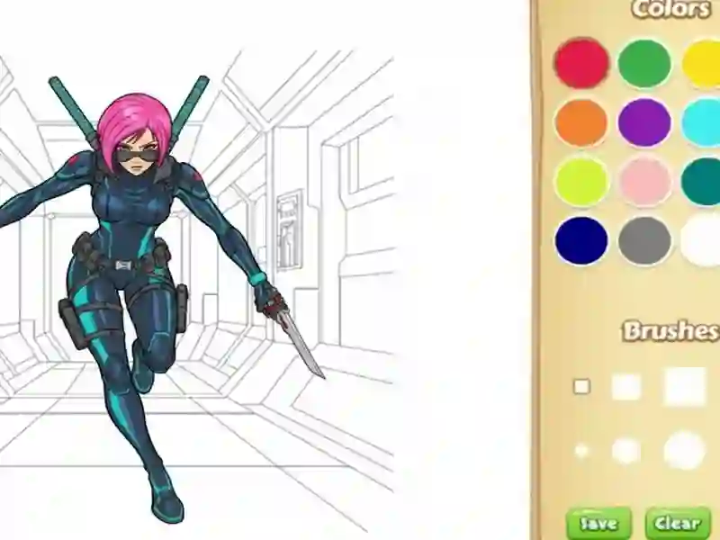 Spēle Ļauna krāsojamā grāmata bērniem online