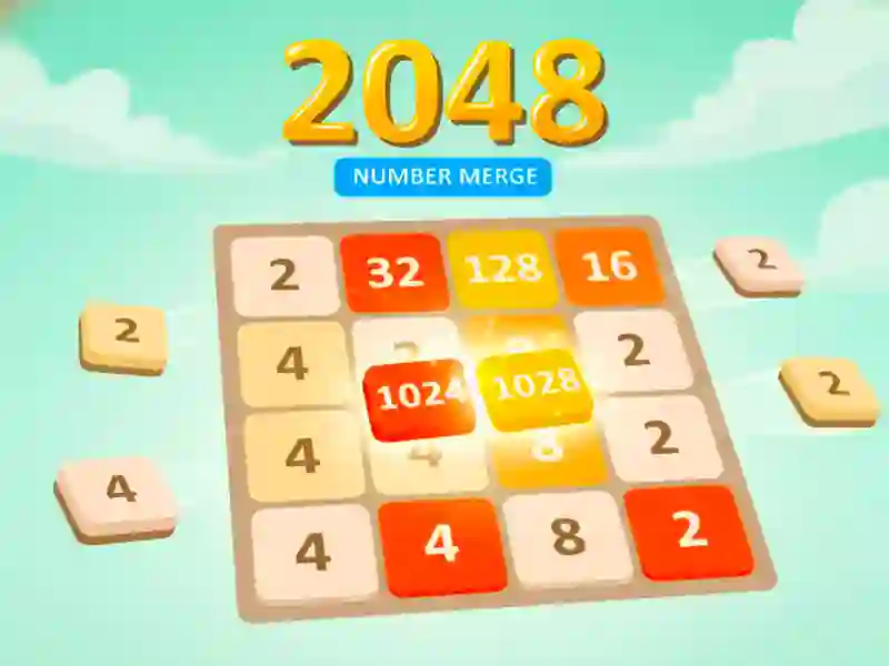 Spēle 2048 Numuru sapludināšana online