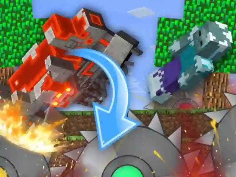 Spēle Mobs ferma MineBlock! online