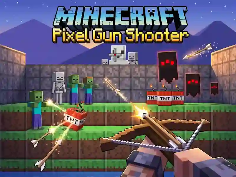Spēle Minecraft Pixel Gun Shooter online