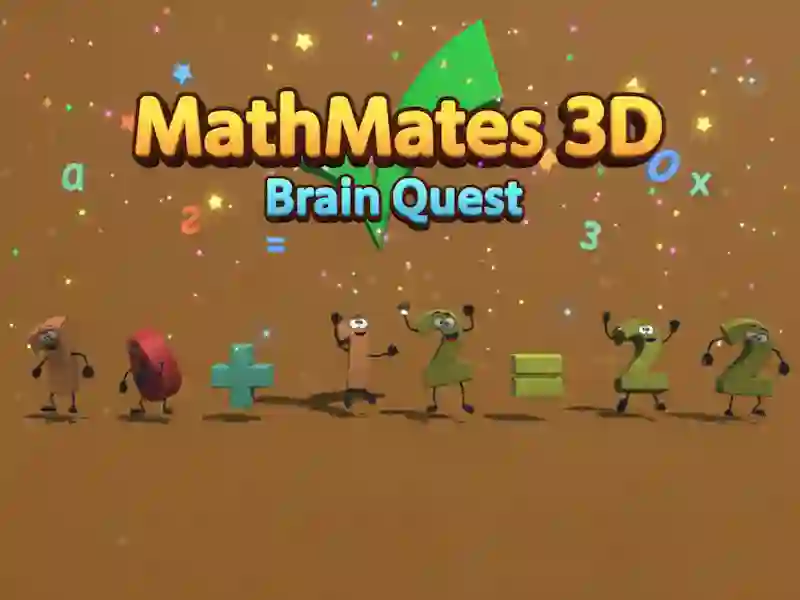 Spēle MathMates 3D: Brain Quest online