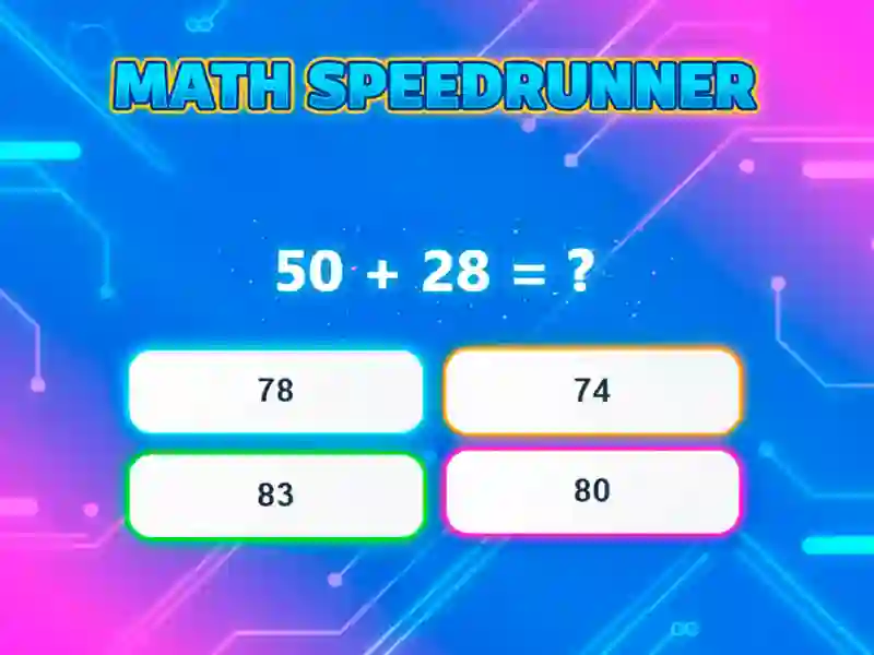 Spēle Math Speedrunner online