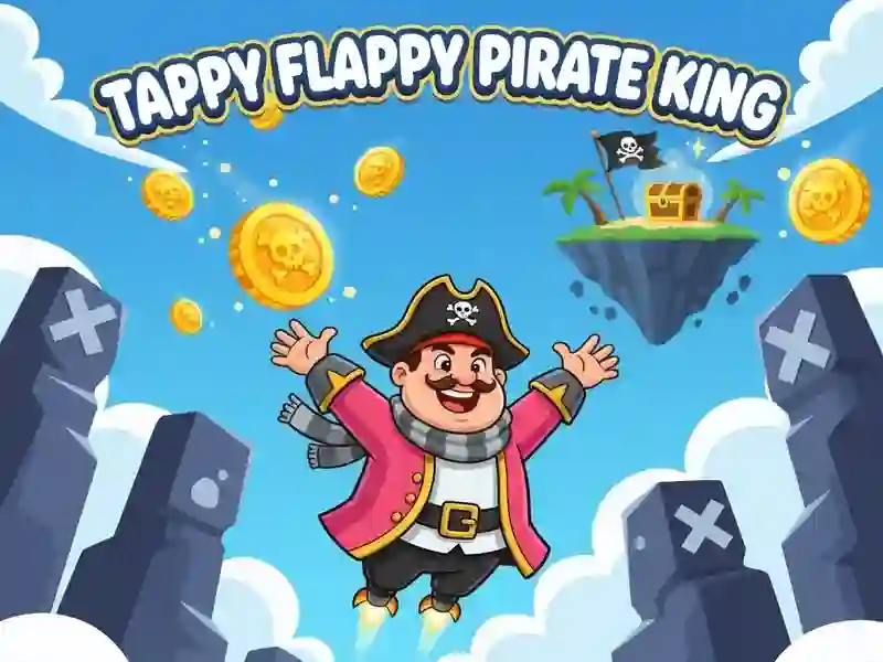 Spēle Tappy Flappy pirātu karalis online