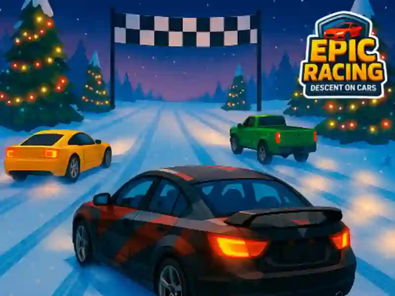 Spēle Epic Racing: Descent on Cars online