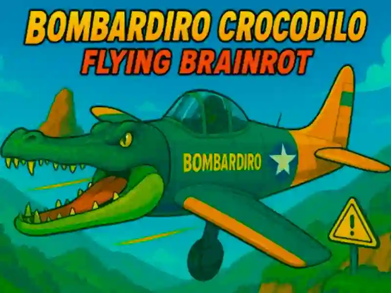 Spēle Bombardiro Crocodilo lidojošais Brainrot online