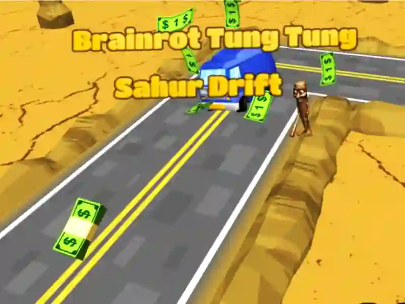 Spēle Brainrot Tung Tung Sahur drift online