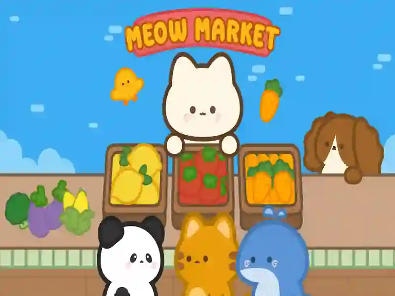 Spēle Meow tirgus online