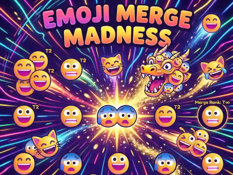 Spēle Emoji Merge Madness online