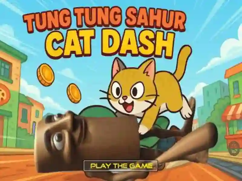 Spēle Tung Tung Sahur Cat Dash online