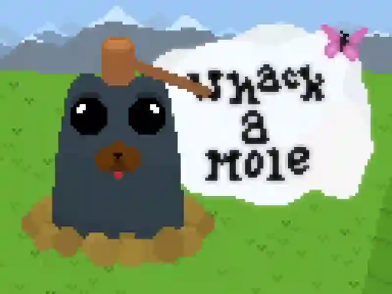 Spēle Whack a Mole Pixel Version online
