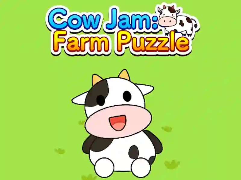 Spēle Cow Jam Farm puzzle online