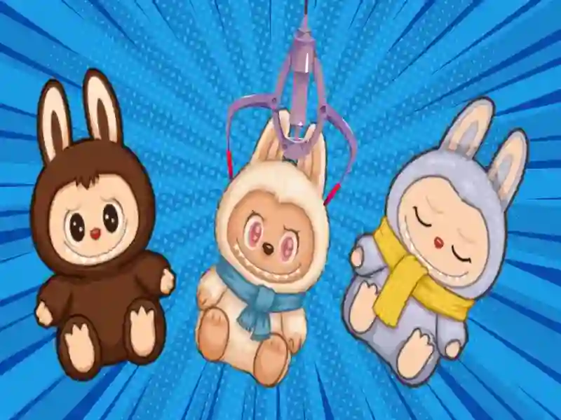 Spēle Claw & Merge Labubu Drop online