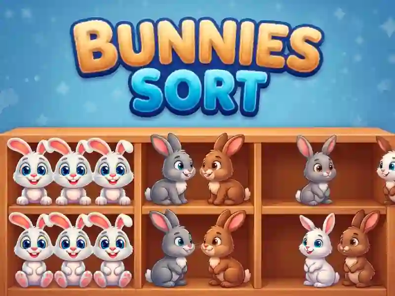 Spēle Bunnies Sort online