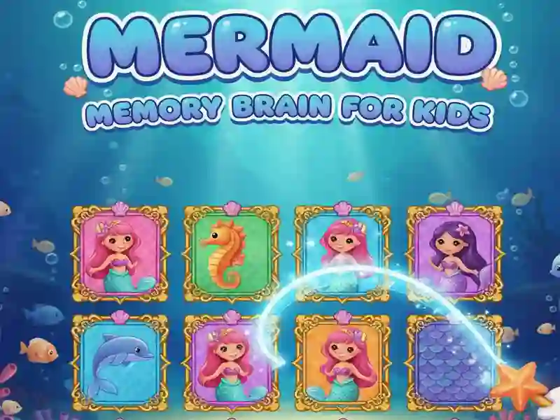 Spēle Mermaid atmiņas smadzenes bērniem online