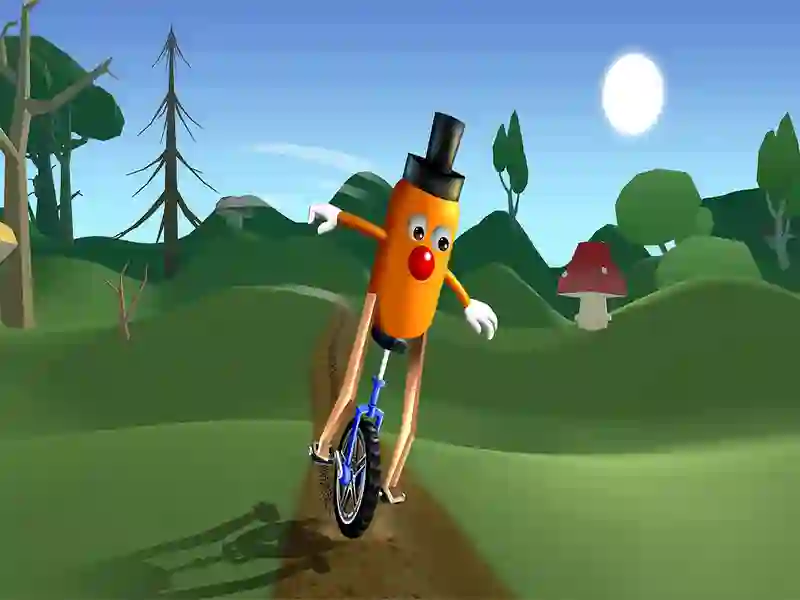 Spēle Unicycle Balance 3D online