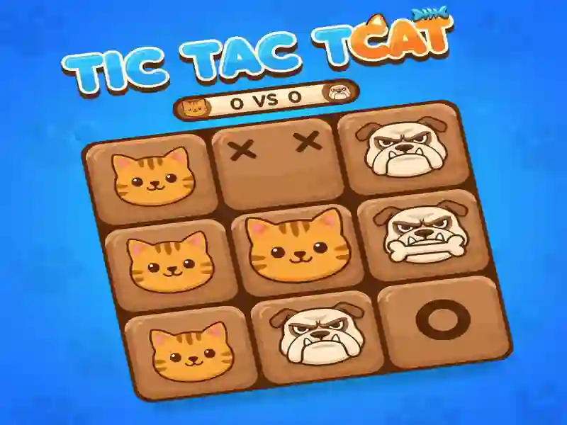 Spēle Tic Tac Toe Cat online