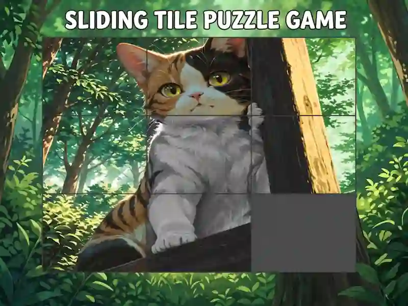 Spēle Sliding Tile Puzzle Game online