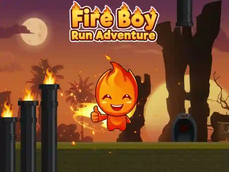Spēle Fire Boy Run piedzīvojums online