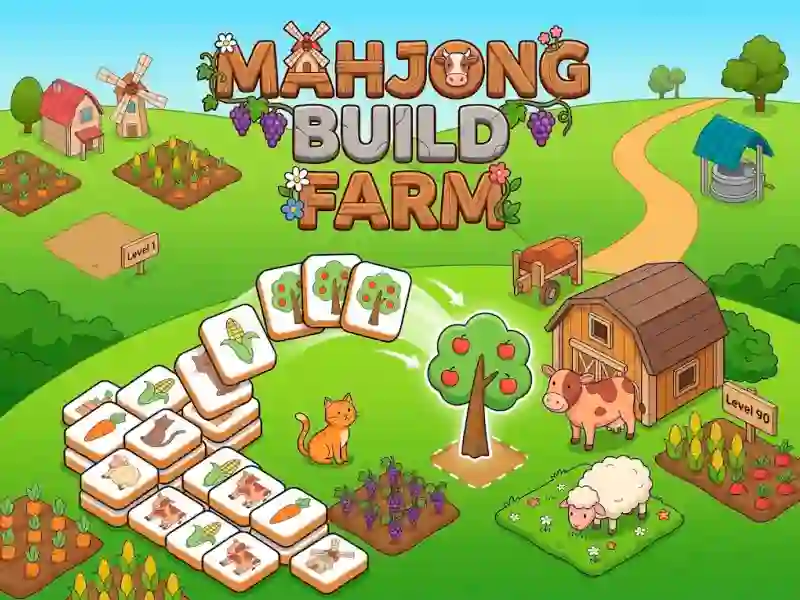 Spēle Mahjong Build Farm online