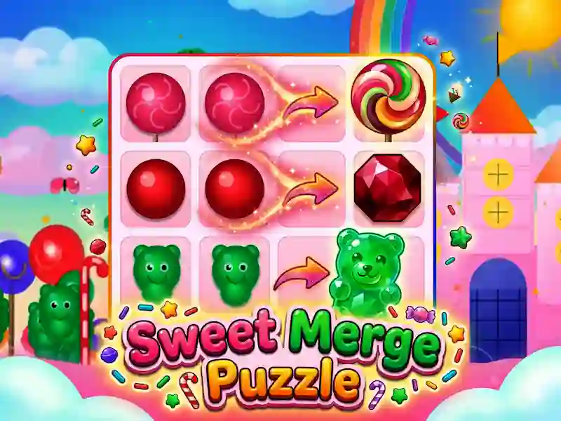Spēle Sweet Merge Puzzle online