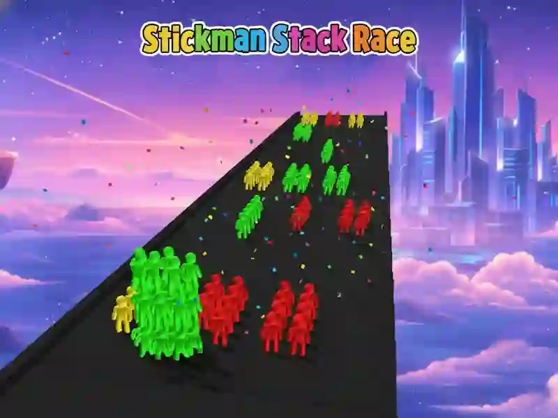 Spēle Stickman Stack Race online