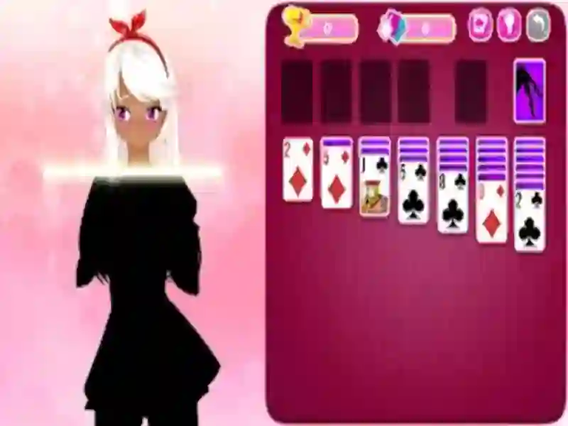 Spēle Solitaire Girls 2 online