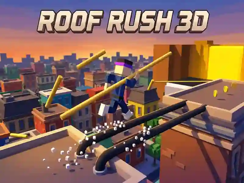 Spēle Roof Rush 3D online
