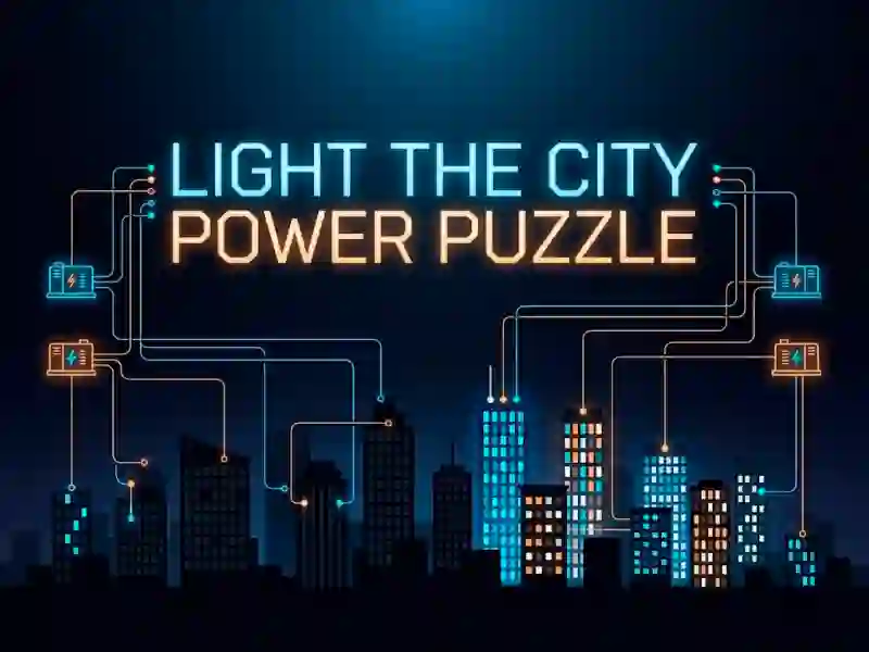 Spēle Light the City Power Puzzle online