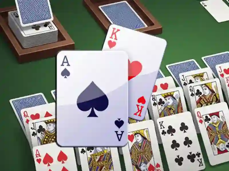 Spēle Double Klondaika Solitaire karte online