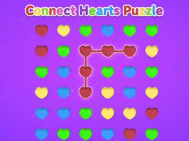 Spēle Puzle Connect Hearts online