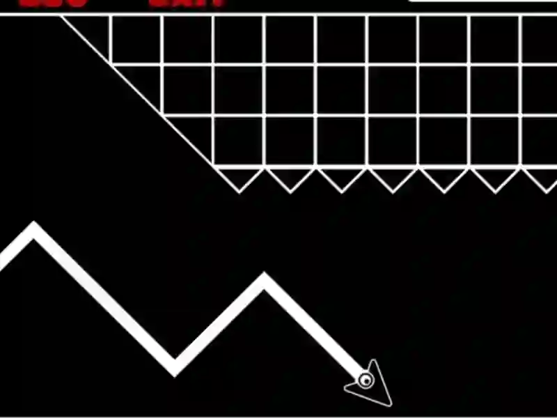 Spēle Ģeometrijas bultiņa online